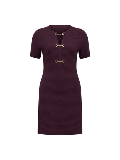 Leena Trim Detail Mini Dress