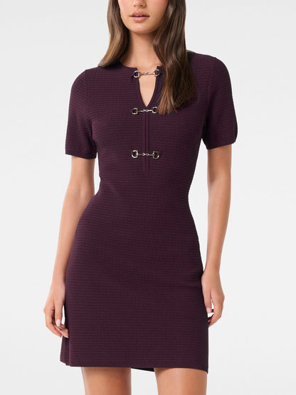 Leena Trim Detail Mini Dress
