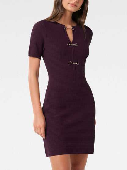 Leena Trim Detail Mini Dress