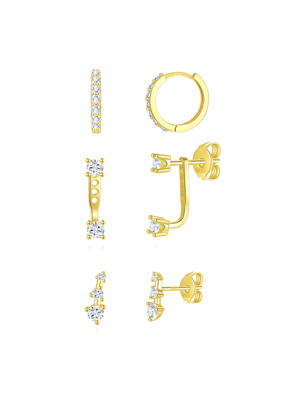 KOSINER 18K Gold-Plated Popular Multi-Style Set