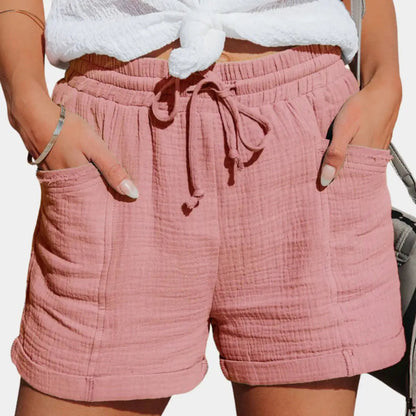 Women's Lightweight Fabric Wide-Leg Shorts | Breezy Comfortable Summer Style