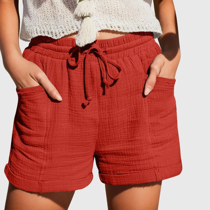 Women's Lightweight Fabric Wide-Leg Shorts | Breezy Comfortable Summer Style