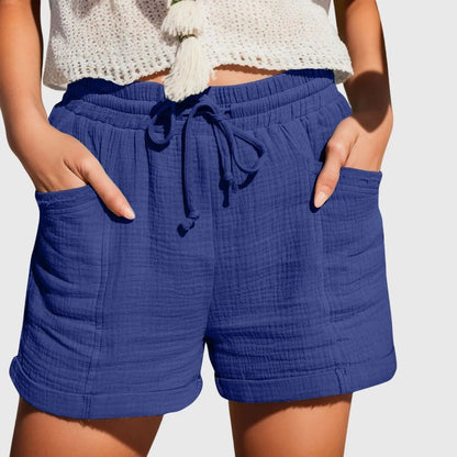 Women's Lightweight Fabric Wide-Leg Shorts | Breezy Comfortable Summer Style