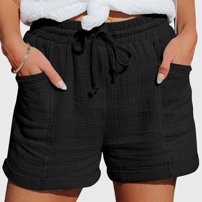 Women's Lightweight Fabric Wide-Leg Shorts | Breezy Comfortable Summer Style