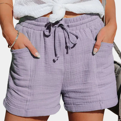 Women's Lightweight Fabric Wide-Leg Shorts | Breezy Comfortable Summer Style