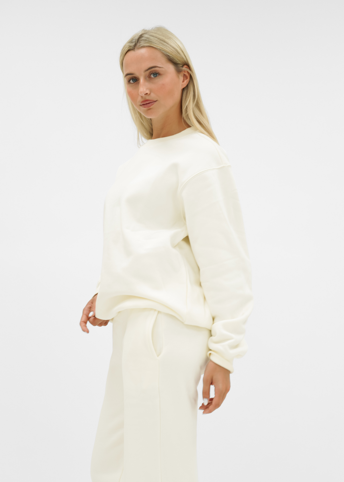 Basic sweater off-white (tall)