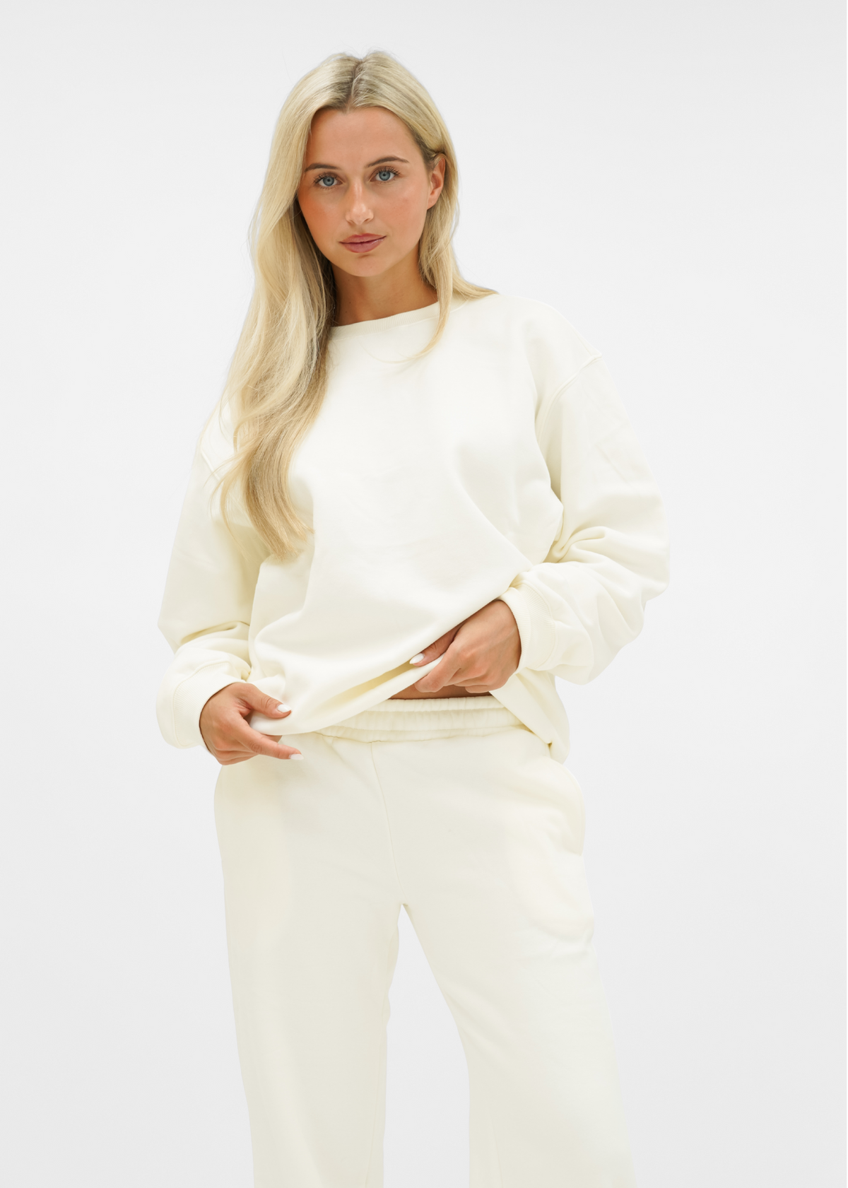 Basic sweater off-white (tall)