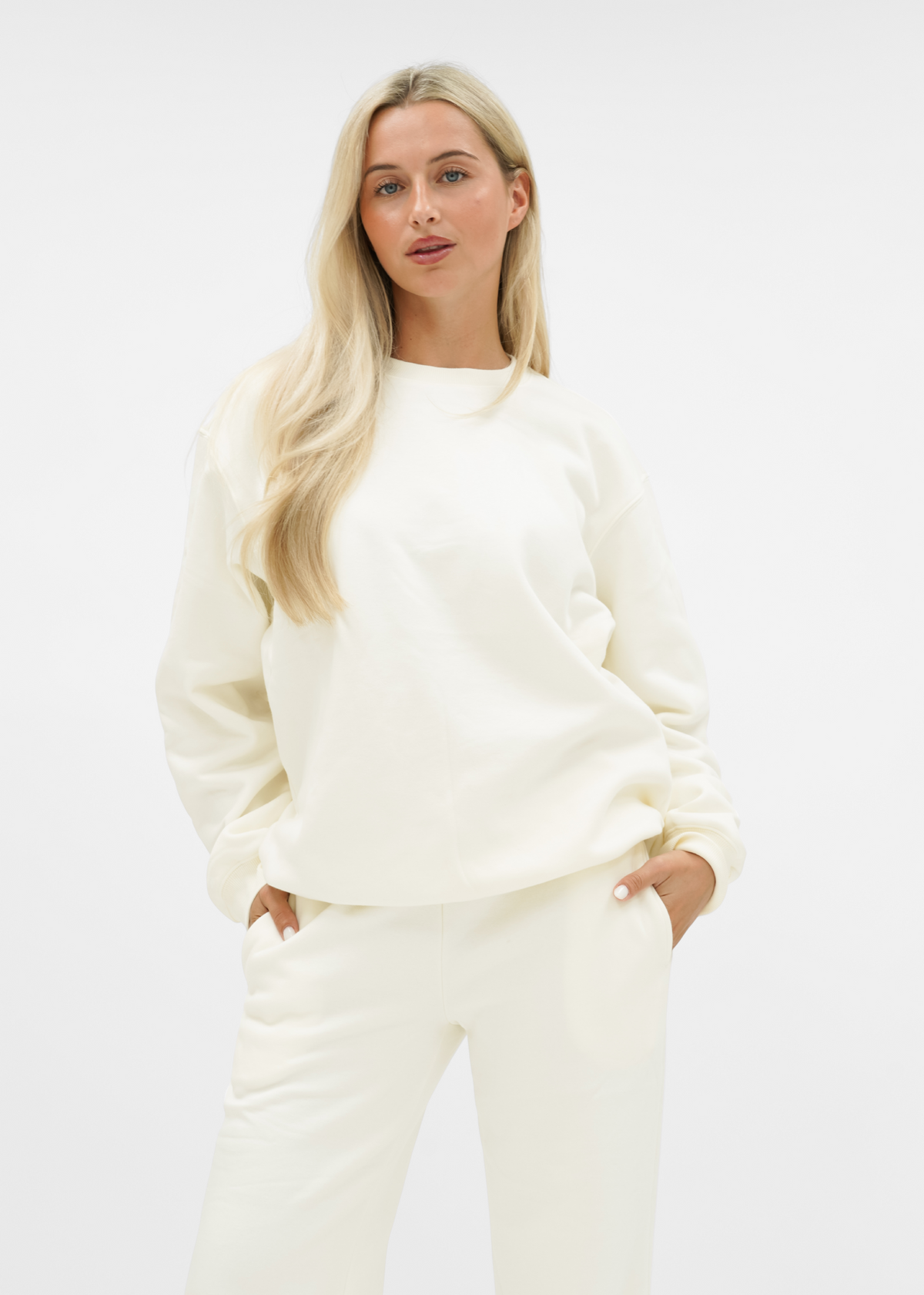Basic sweater off-white (tall)