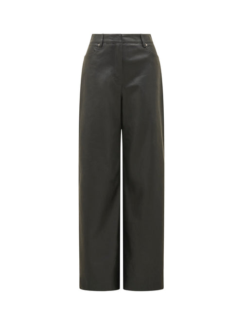 Benni Vegan Leather Wide Leg Pants