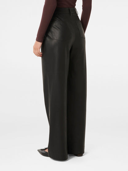 Benni Vegan Leather Wide Leg Pants