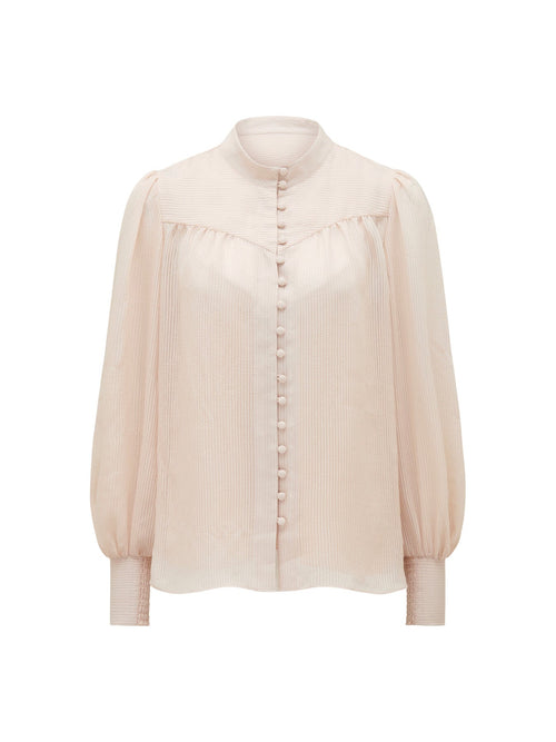 Leo Soft Stripe Blouse