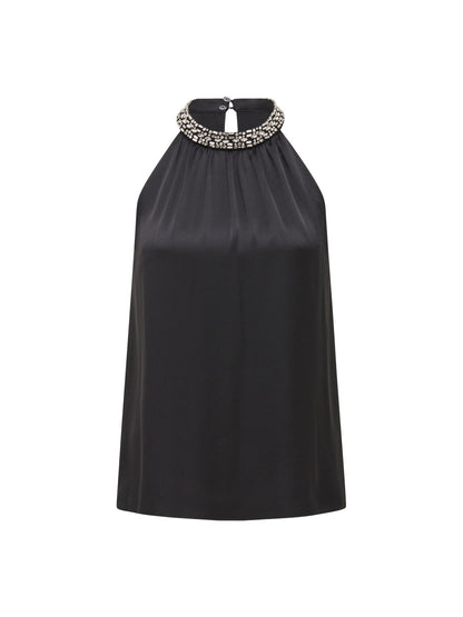 Emily Embellished Halter Neck Top