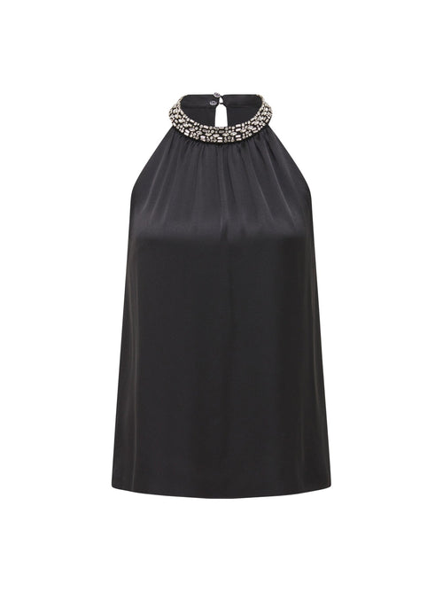 Emily Embellished Halter Neck Top
