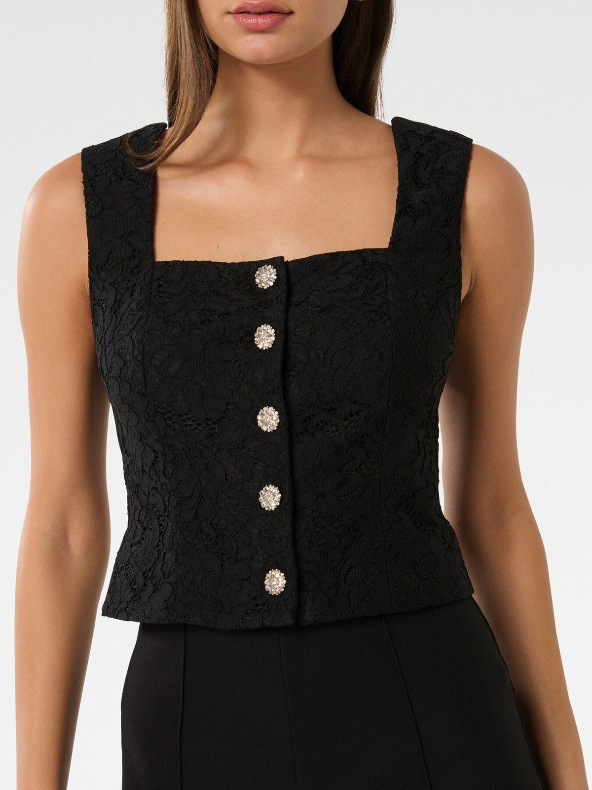 Layla Lace Bustier Top