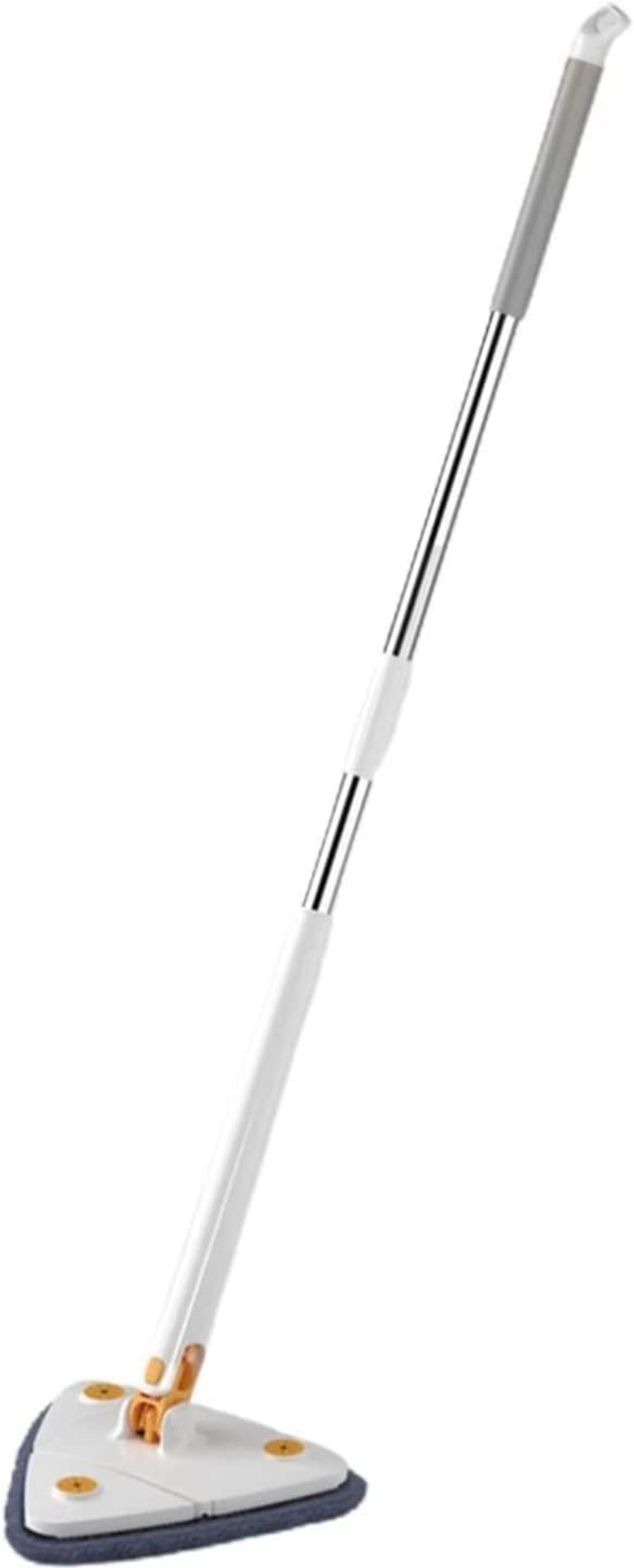 Zidello Triangle Shaped Microfiber Mop –Self-Wringing Floor Dust Mop