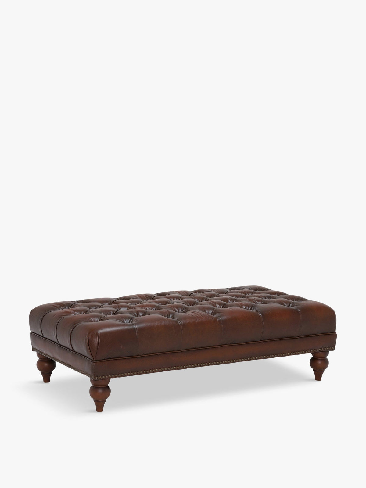 Ullswater Rectangular Footstool Brown