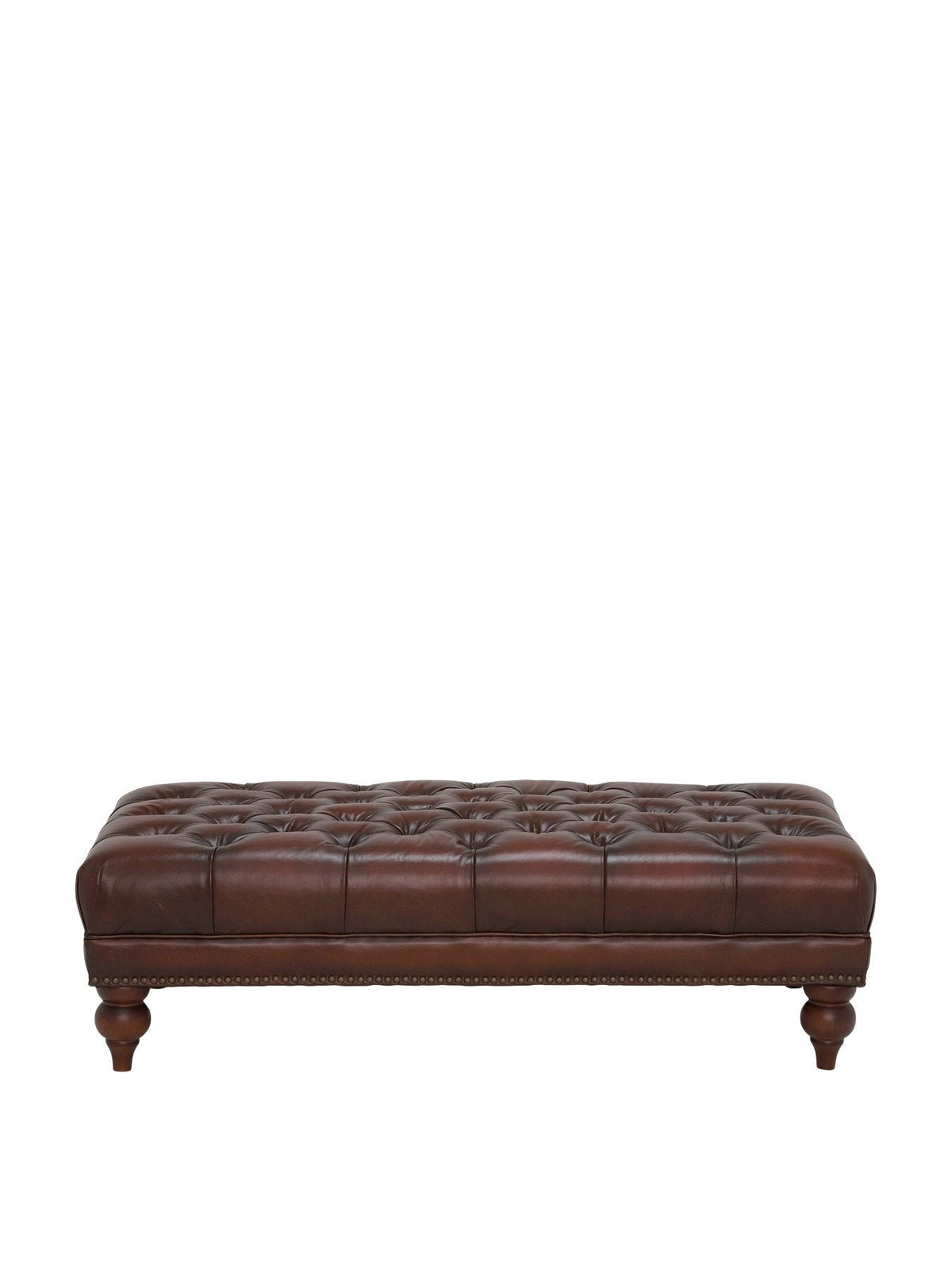 Ullswater Rectangular Footstool Brown