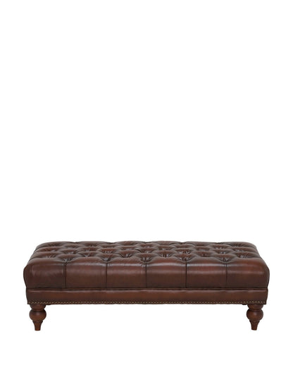 Ullswater Rectangular Footstool Brown