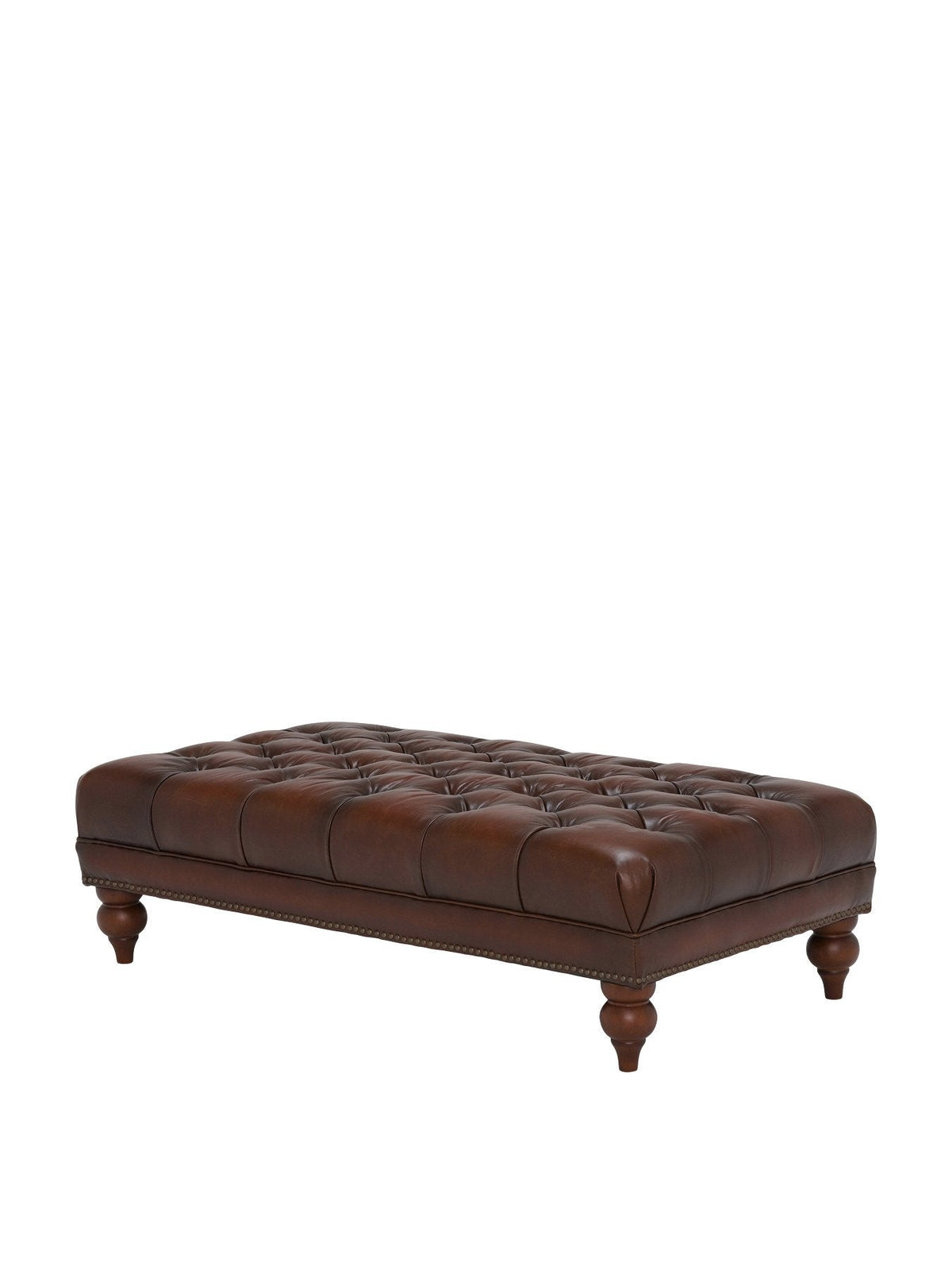 Ullswater Rectangular Footstool Brown
