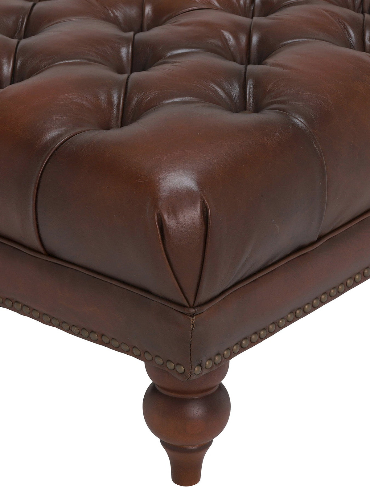 Ullswater Rectangular Footstool Brown