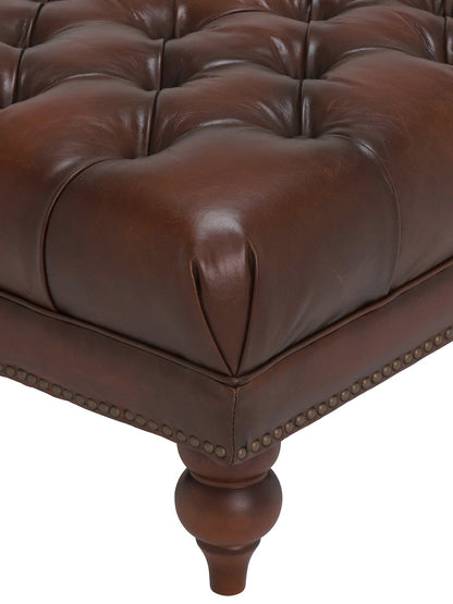Ullswater Rectangular Footstool Brown