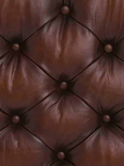 Ullswater Rectangular Footstool Brown