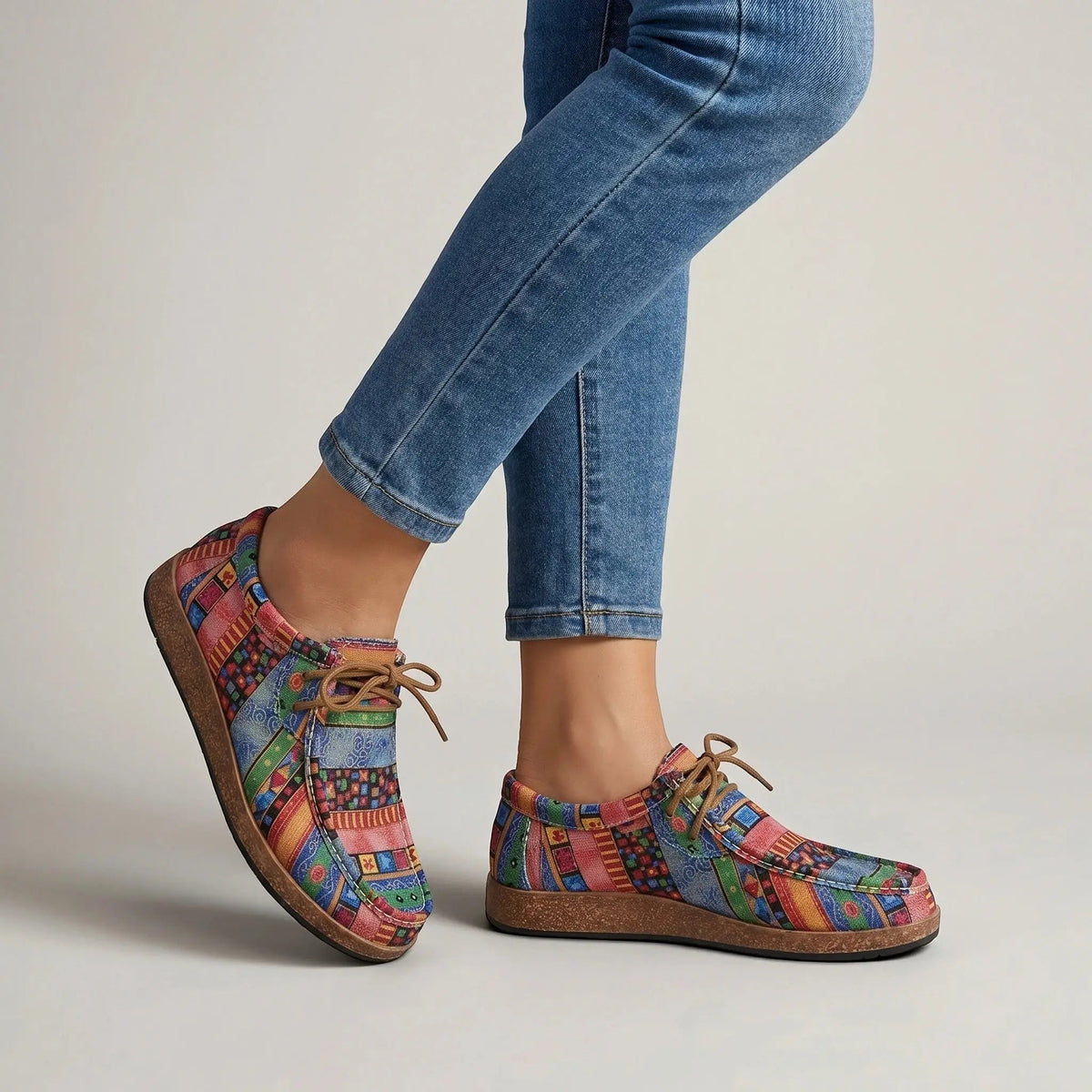 Women's Colorful Wedge Sandals | Bohemian Comfort Footwear