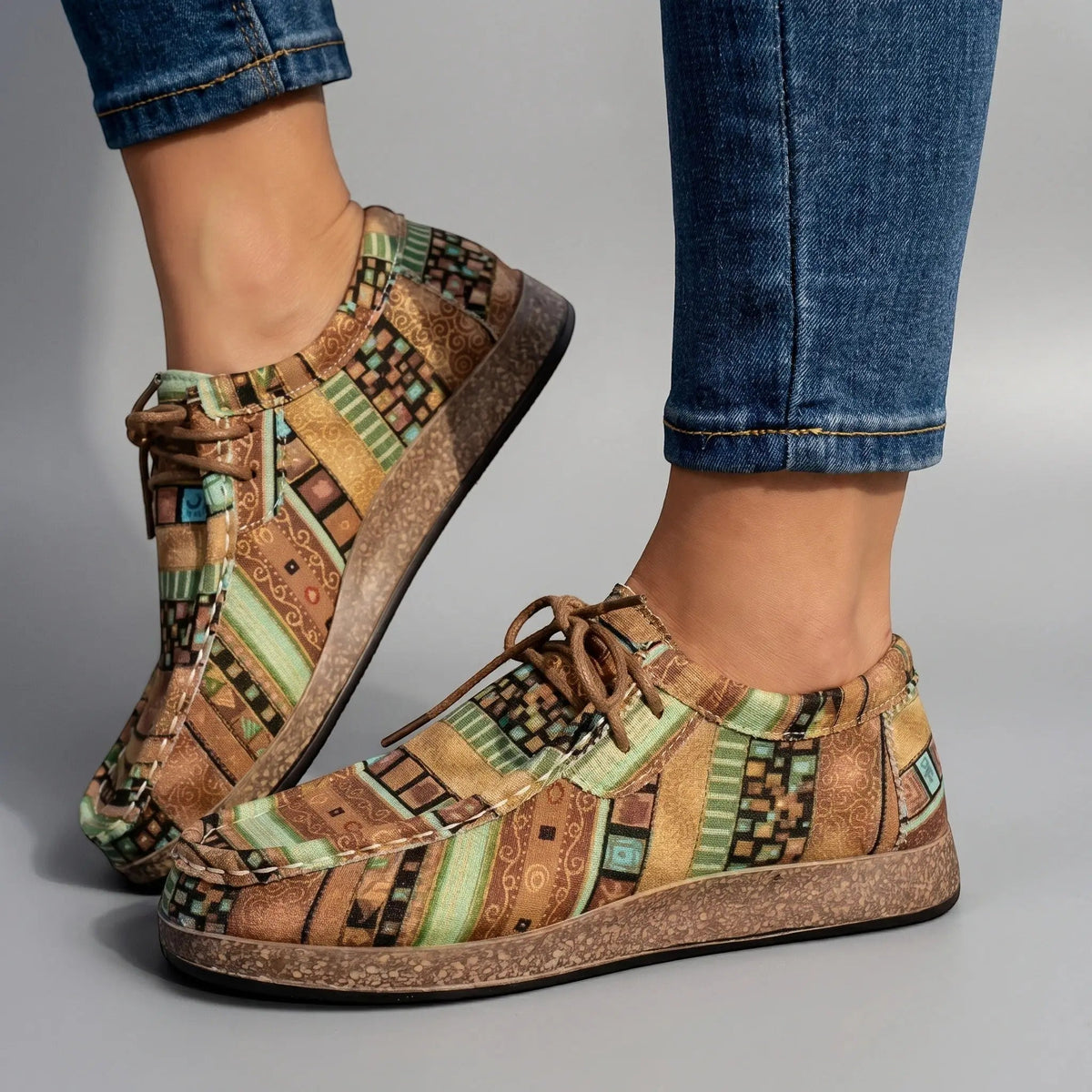 Women's Colorful Wedge Sandals | Bohemian Comfort Footwear