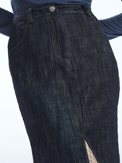 Darck Jean Tailored Skirt