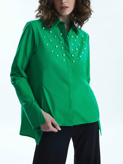 Pearl Detail Shirt