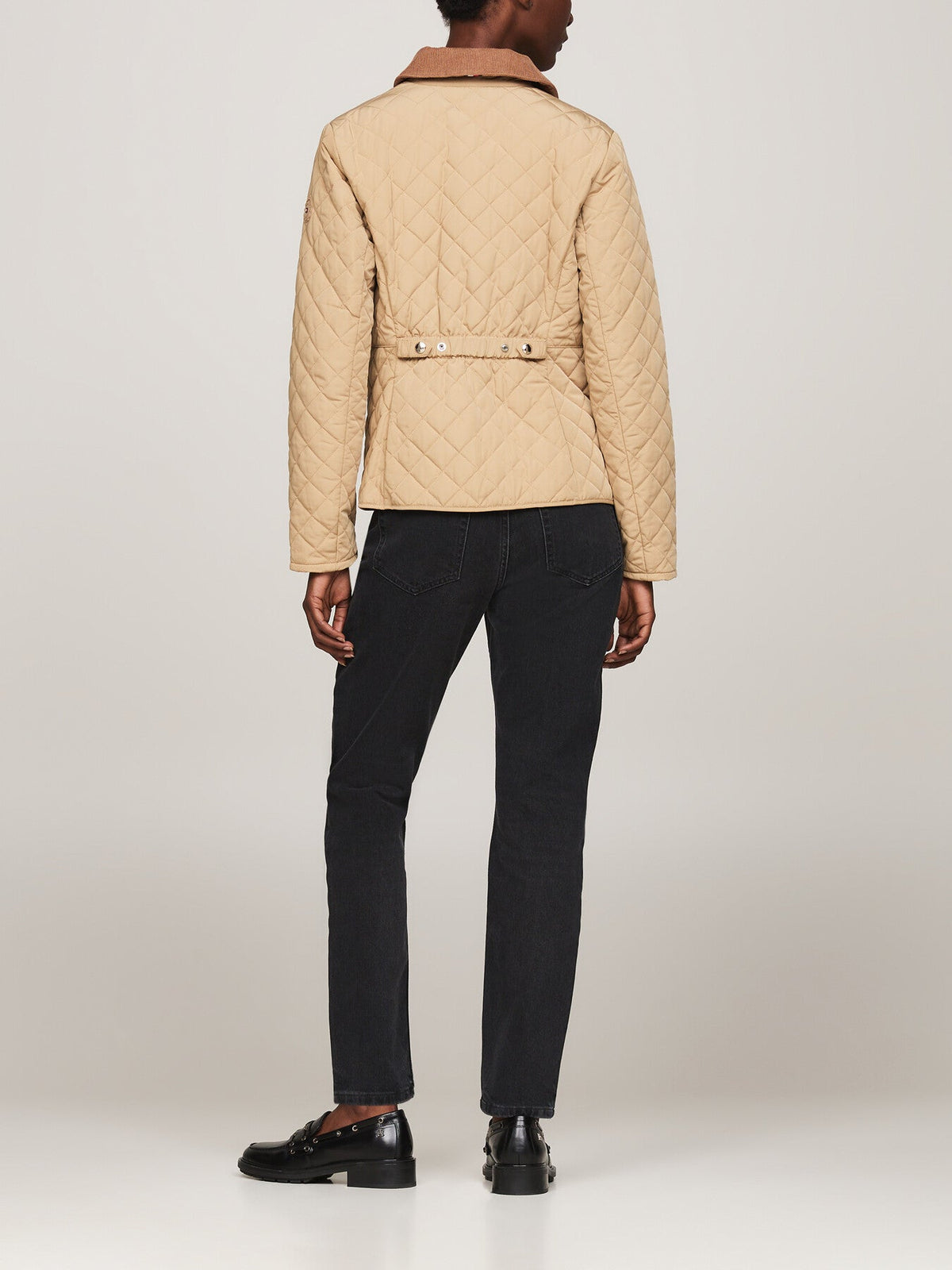 Water Repellent Slim Quilted Jacket