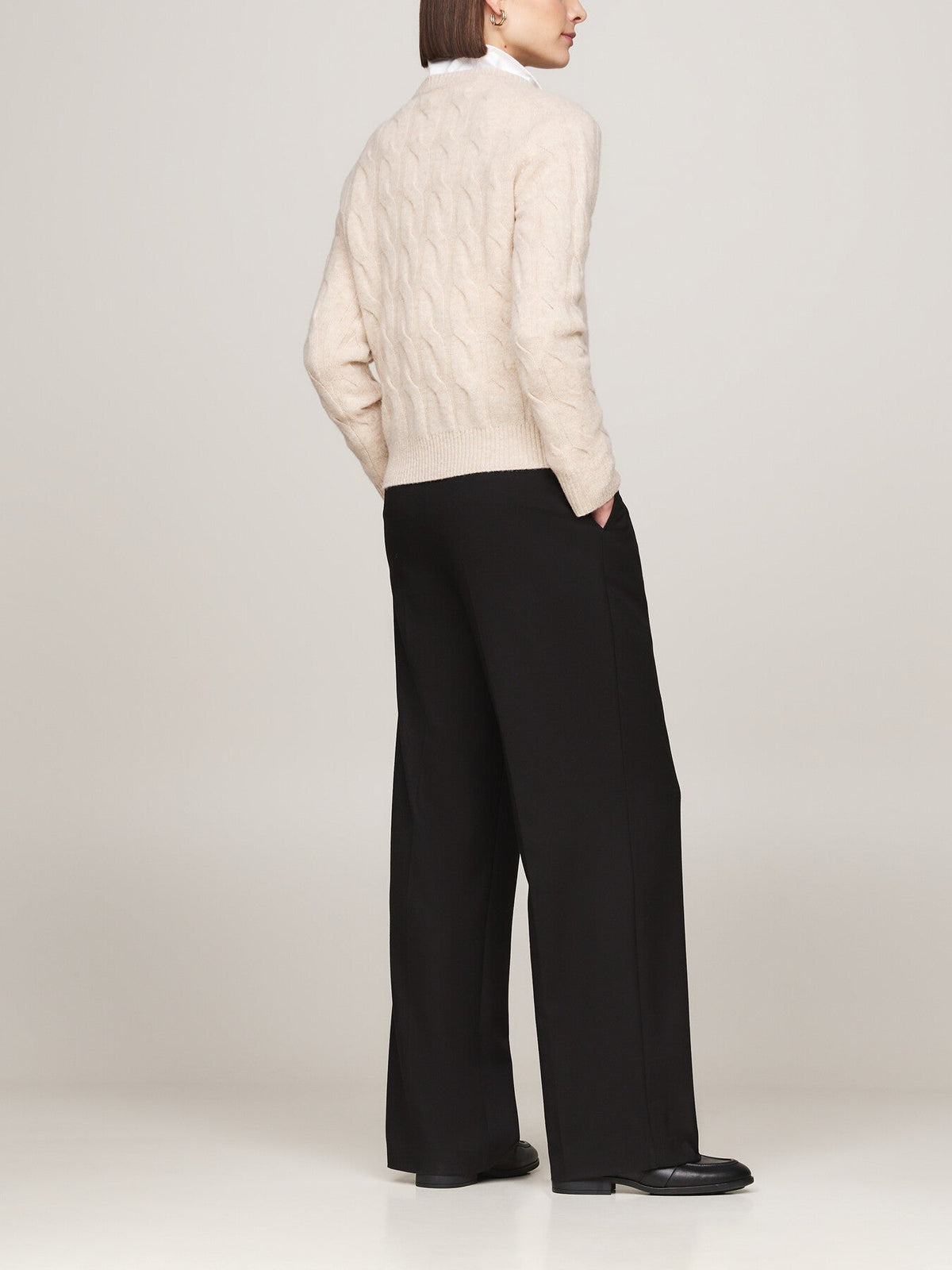Pure Wool Cable Knit Jumper