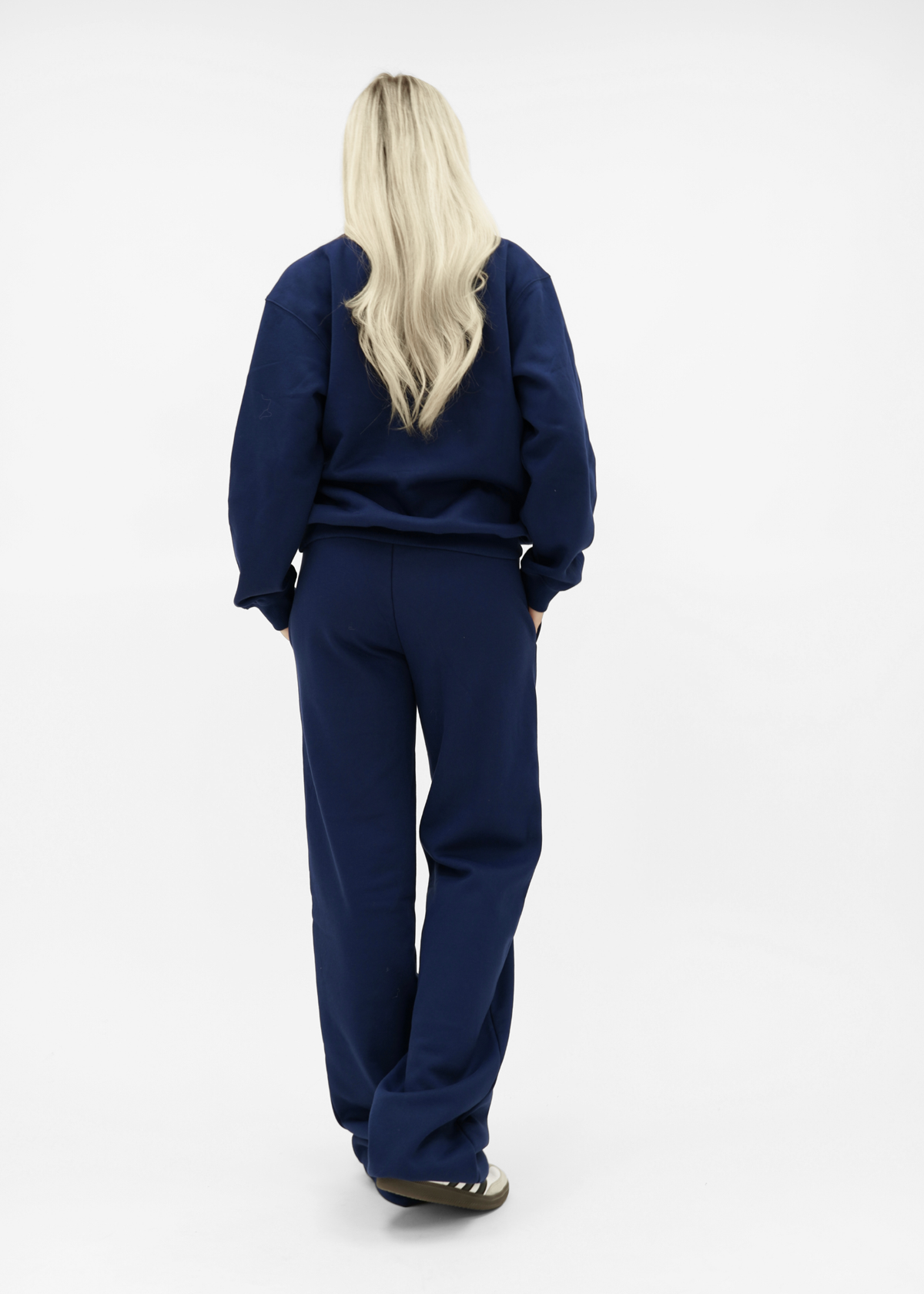 Basic sweater night blue (tall)