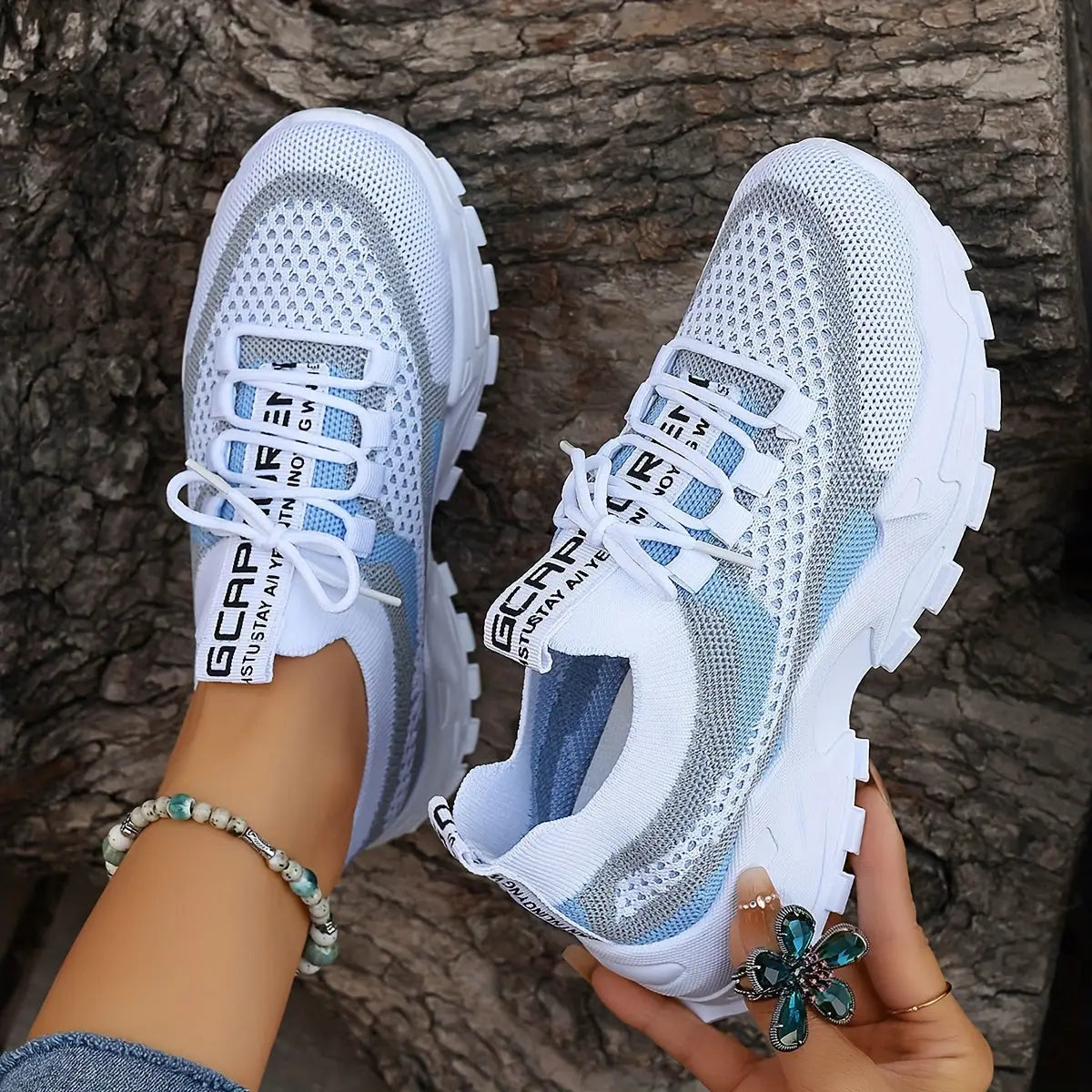 Women's Lightweight Breathable Sneakers | Stylish Comfortable Walking Shoes