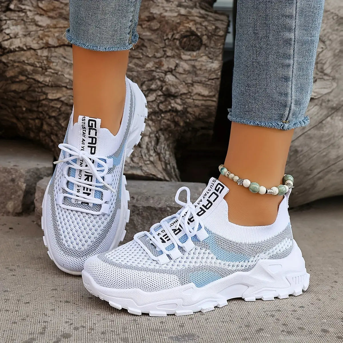 Women's Lightweight Breathable Sneakers | Stylish Comfortable Walking Shoes