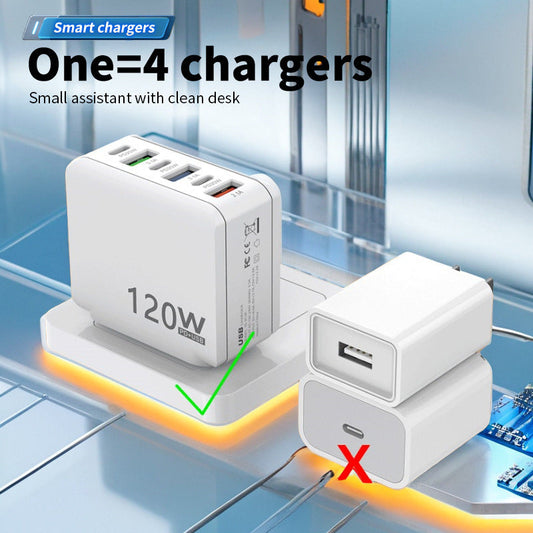 120W Multi Port USB Charger