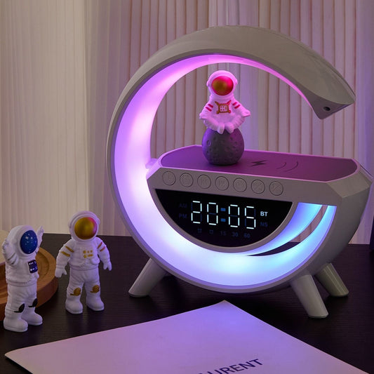 3-in-1 Bluetooth Speaker with Clock & Ambient Light