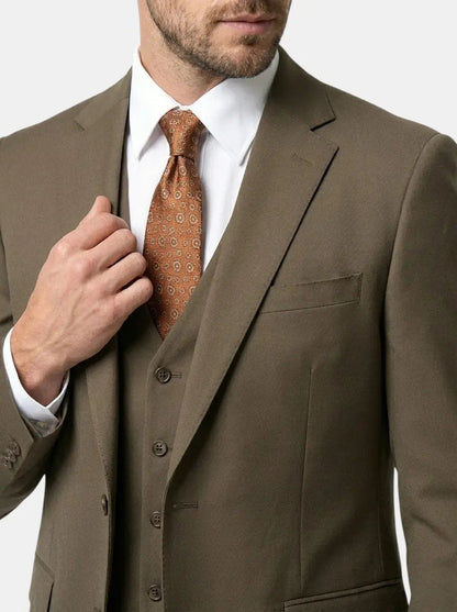 Benson Men's Slim Fit Suit | High-Quality Fabric, Wedding-Ready