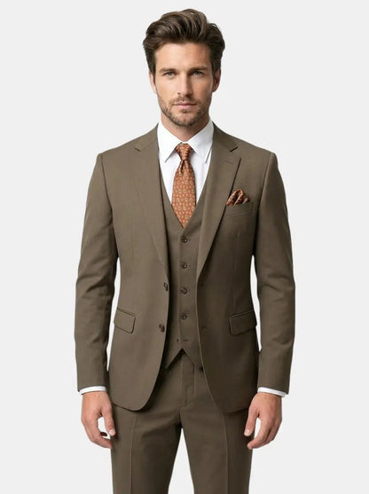 Benson Men's Slim Fit Suit | High-Quality Fabric, Wedding-Ready