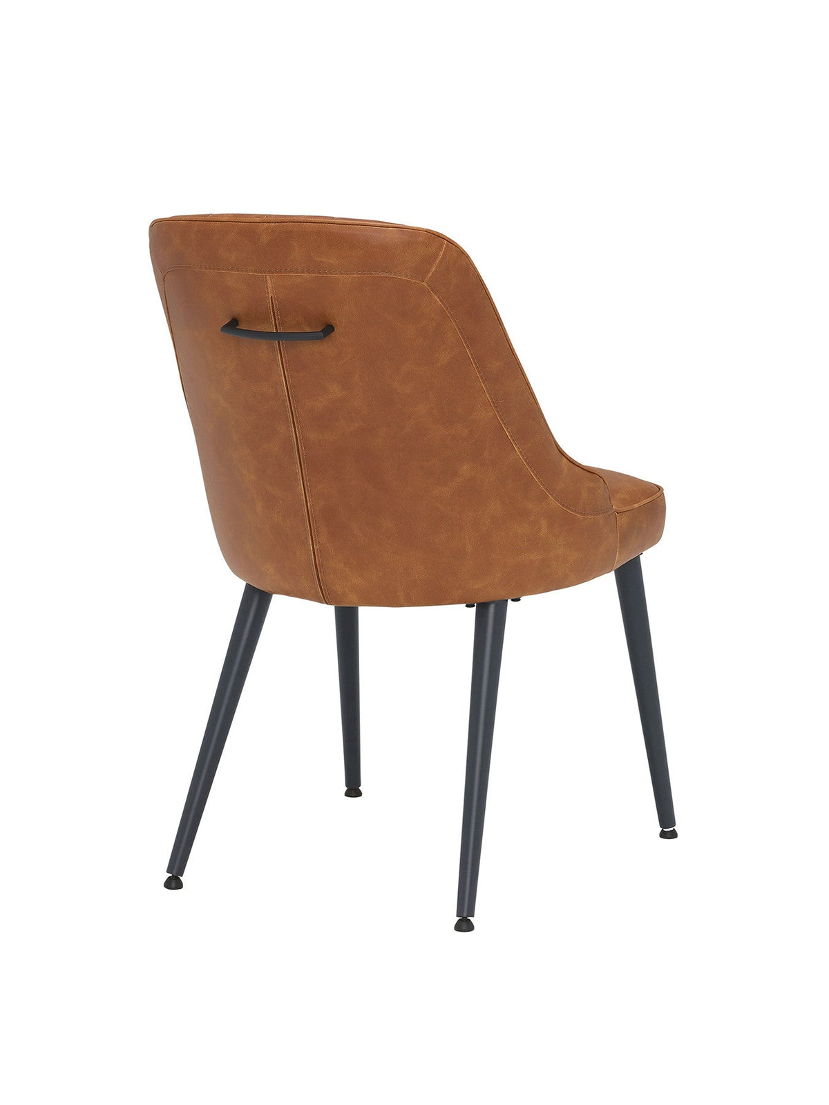 Brockwell Faux Leather Dining Chair Brown