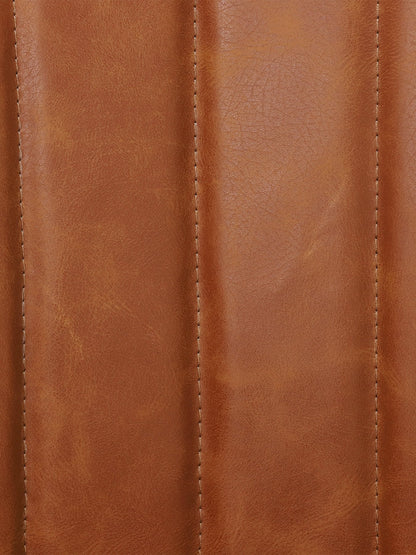 Brockwell Faux Leather Dining Chair Brown
