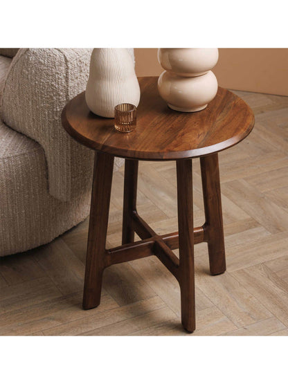 Cresta Acacia Wood Side Table