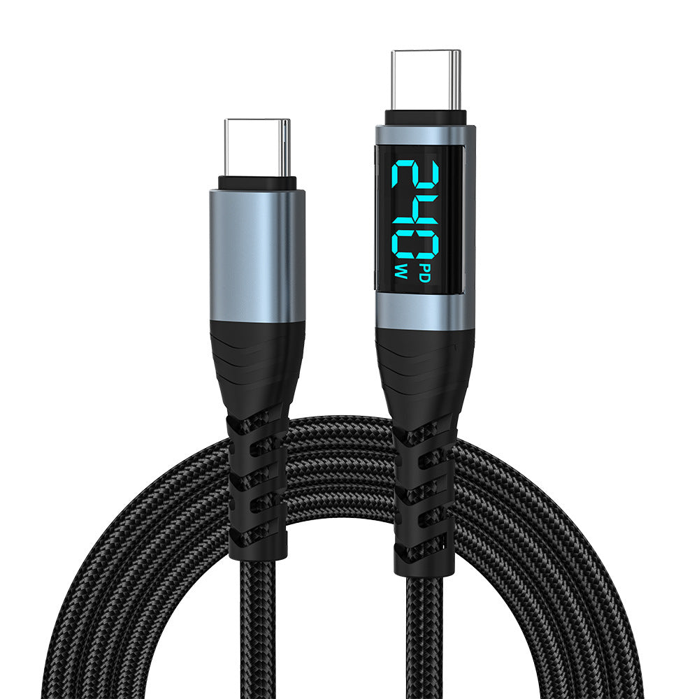 Digital Display 240W Type-C Fast Charging Cable