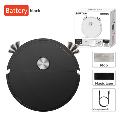 3-in-1 Automatic Robot Vacuum — Sweeps, Suctions & Mops