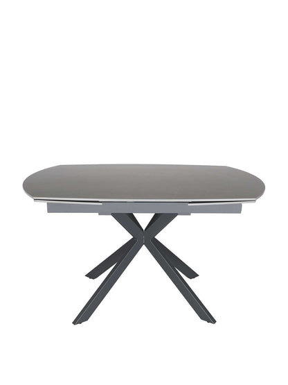 Grey Galini Extending 140-200cm Dining Table, Seats 4-6