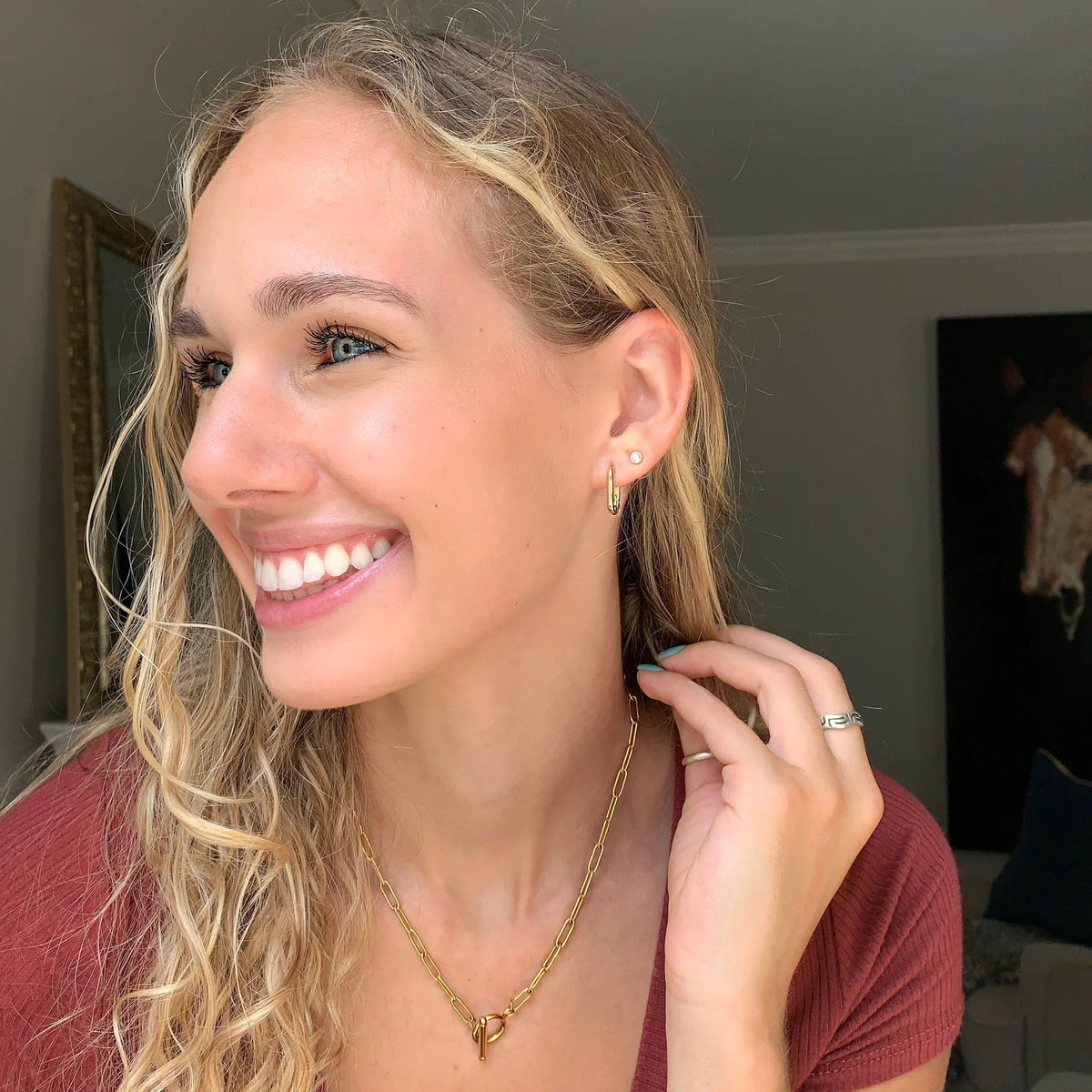 Raya Vermeil Earrings