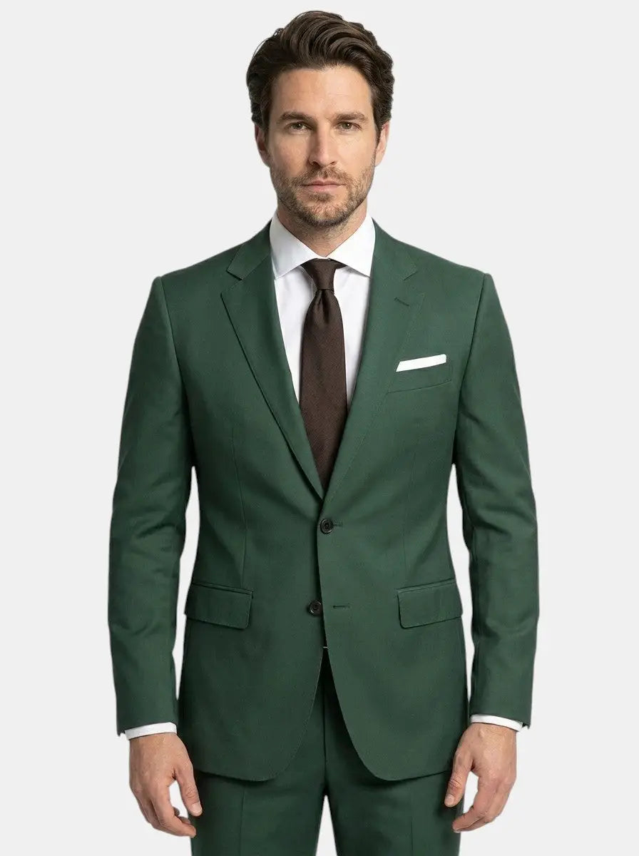 Men's Lightweight Fabric Suit | Classic Slim Fit All-Season Attire