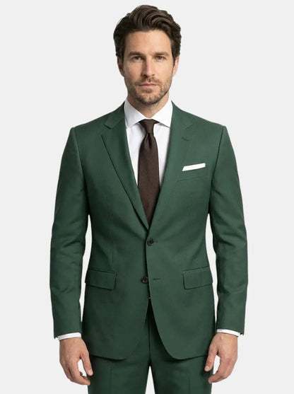 Men's Lightweight Fabric Suit | Classic Slim Fit All-Season Attire