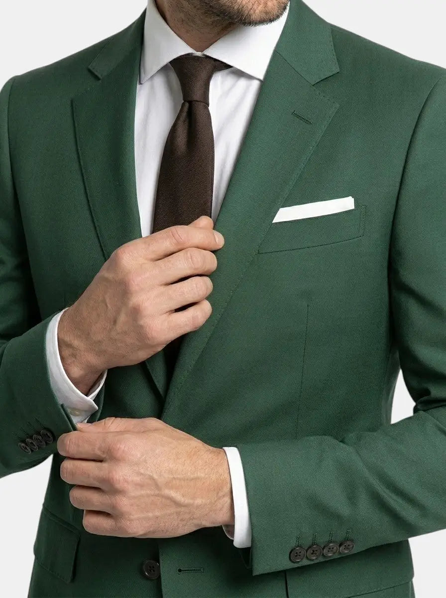 Men's Lightweight Fabric Suit | Classic Slim Fit All-Season Attire