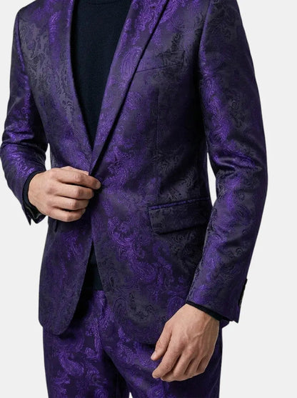 Men's Lightweight Fabric Suit | Elegant Slim-Fit Wedding Outfit for Men